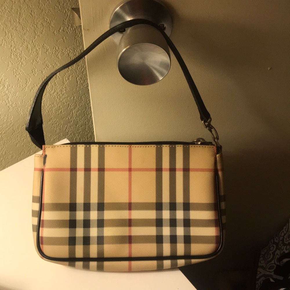 Gently used Burberry clutch